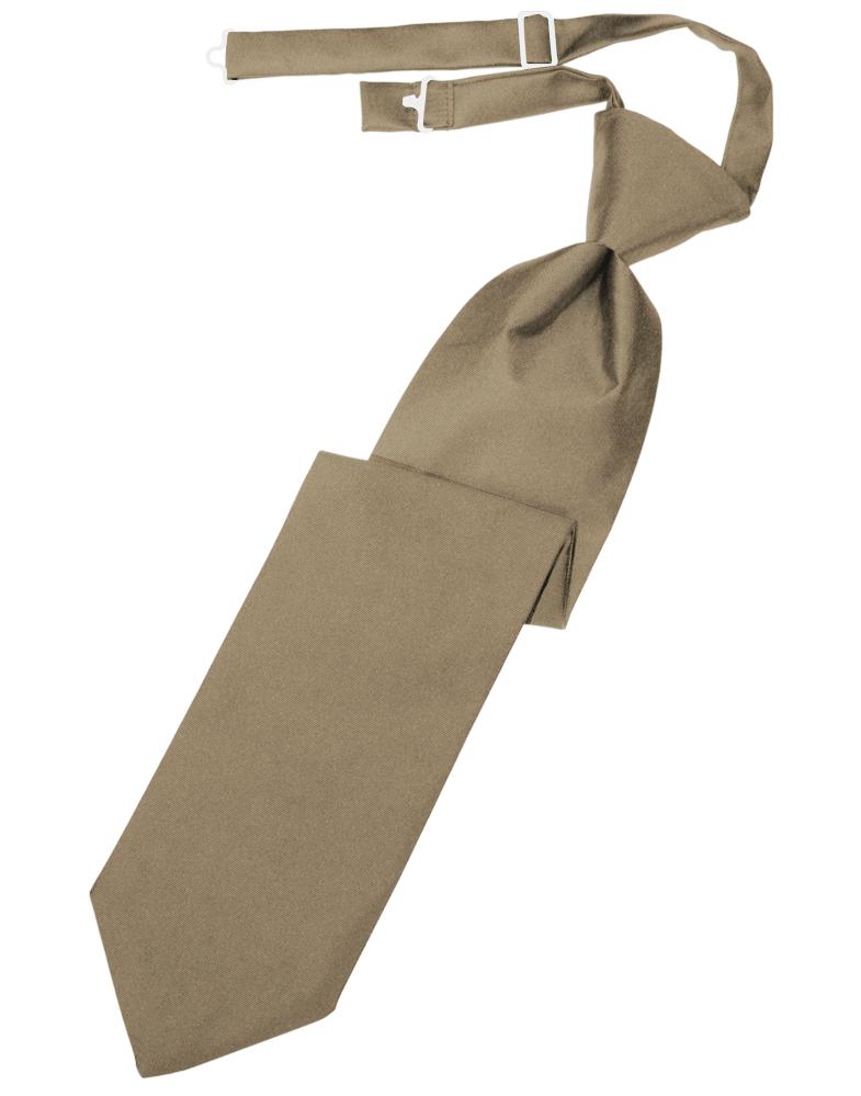 Cardi Latte Luxury Satin Kids Necktie