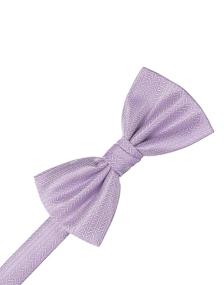 Cardi Lavender Herringbone Bow Tie