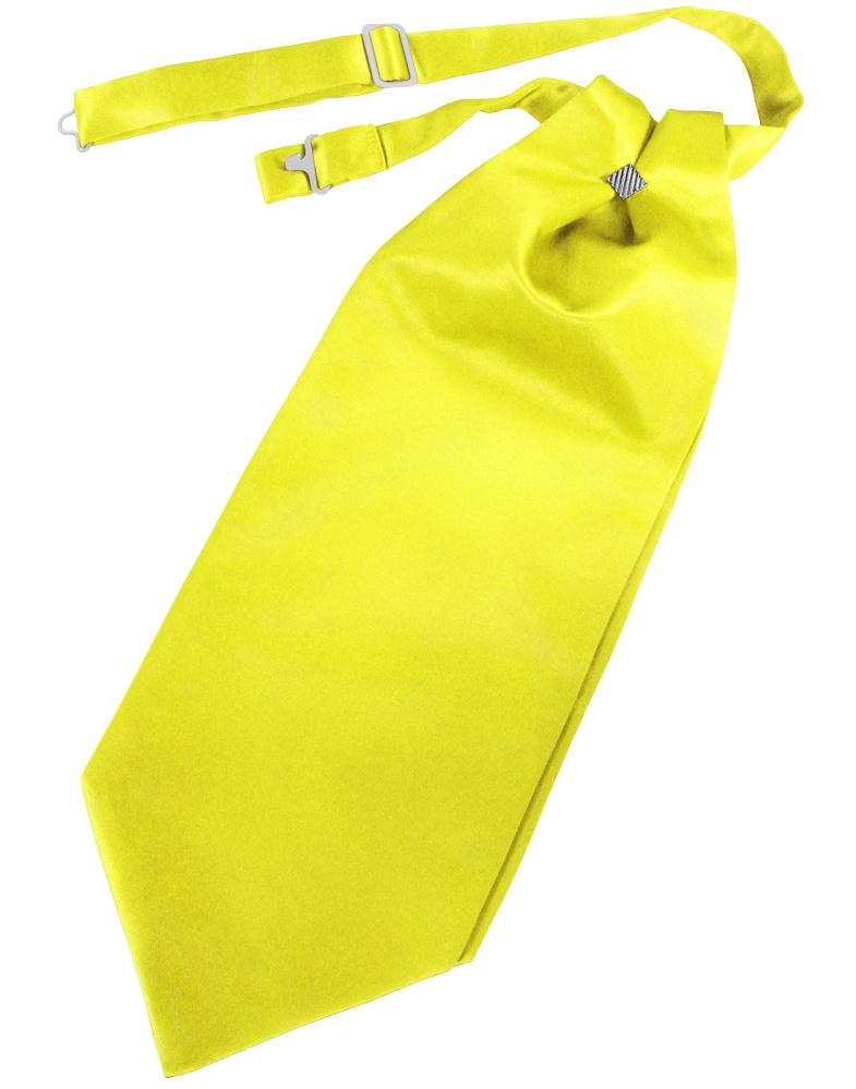 Cardi Lemon Solid Satin Kids Cravat