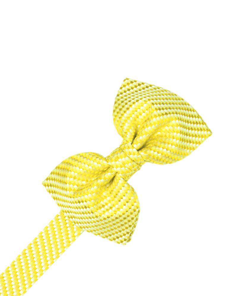 Lemon Venetian Bow Tie