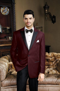 Cardi "Liam" Merlot Velvet Jacket (Separates)