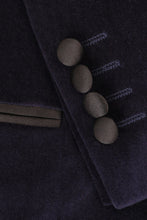 Cardi "Liam" Navy Velvet Jacket (Separates)