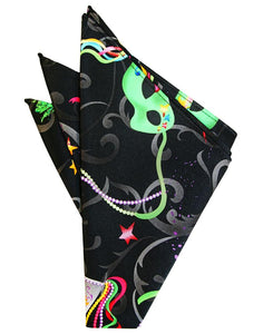 Cardi Mardi Gras Pocket Square