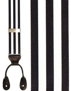 Cardi "Navy and White Carmel" Suspenders