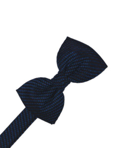 Navy Venetian Bow Tie