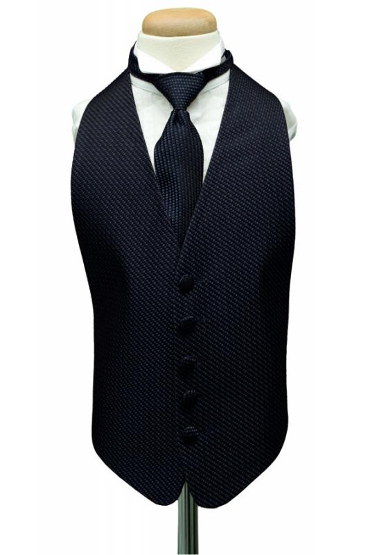 Cardi Navy Venetian Kids Tuxedo Vest