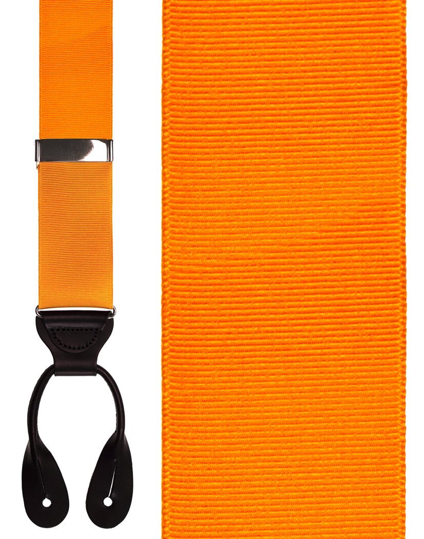 Cardi "Orange Grosgraine Ribbon II" Suspenders
