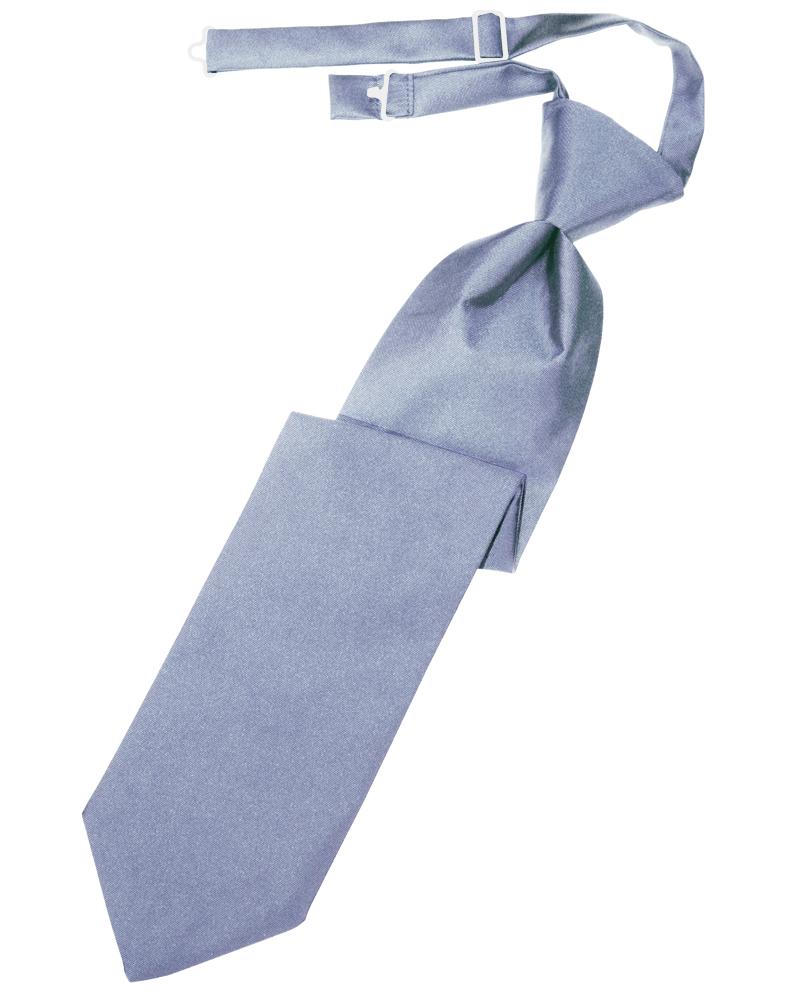 Cardi Periwinkle Luxury Satin Kids Necktie