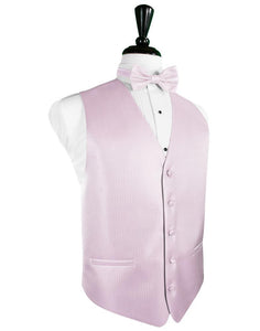Pink Herringbone Tuxedo Vest