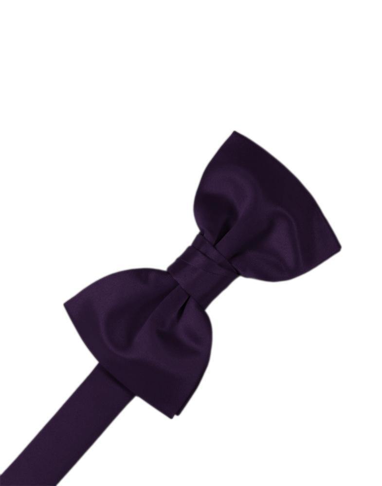 Cardi Pre-Tied Amethyst Luxury Satin Bow Tie