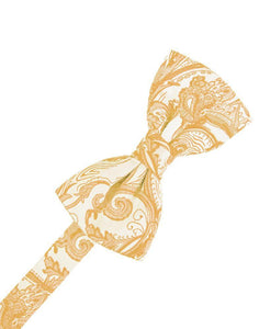 Apricot Tapestry Bow Tie