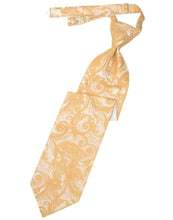 Cardi Pre-Tied Apricot Tapestry Necktie