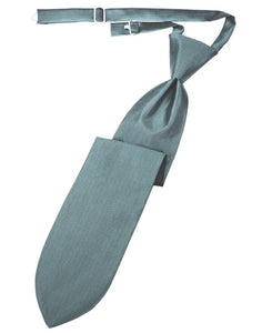 Cardi Pre-Tied Cloudy Herringbone Necktie