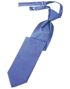 Cardi Pre-Tied Cornflower Luxury Satin Necktie