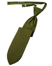 Cardi Pre-Tied Fern Herringbone Necktie