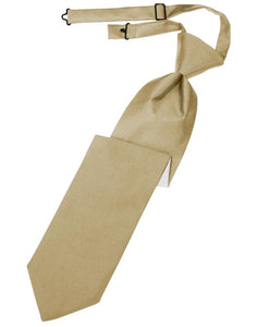 Cardi Pre-Tied Golden Luxury Satin Necktie