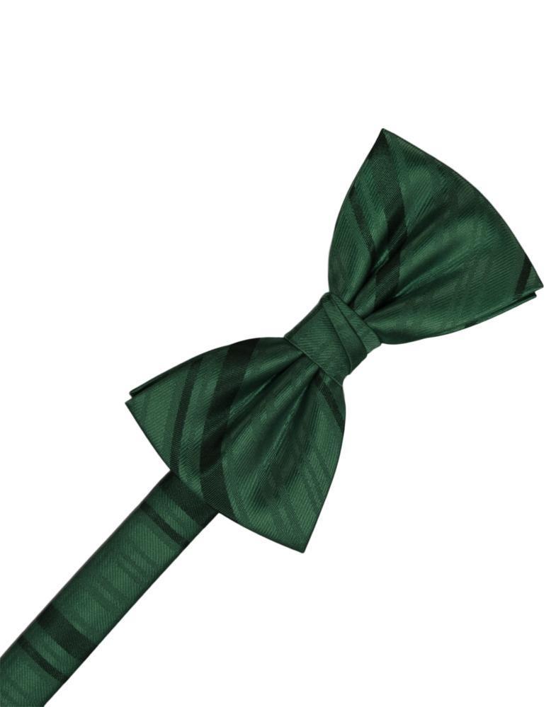 Holly Striped Satin Bow Tie