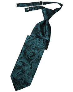 Cardi Pre-Tied Jade Tapestry Necktie
