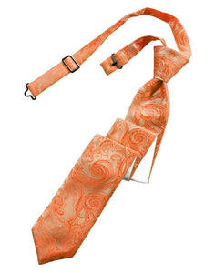 Cardi Pre-Tied Mandarin Tapestry Skinny Necktie