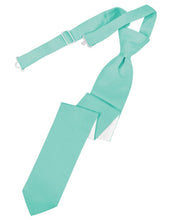 Cardi Pre-Tied Mermaid Luxury Satin Skinny Necktie