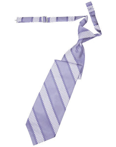 Cardi Pre-Tied Periwinkle Venetian Stripe Necktie
