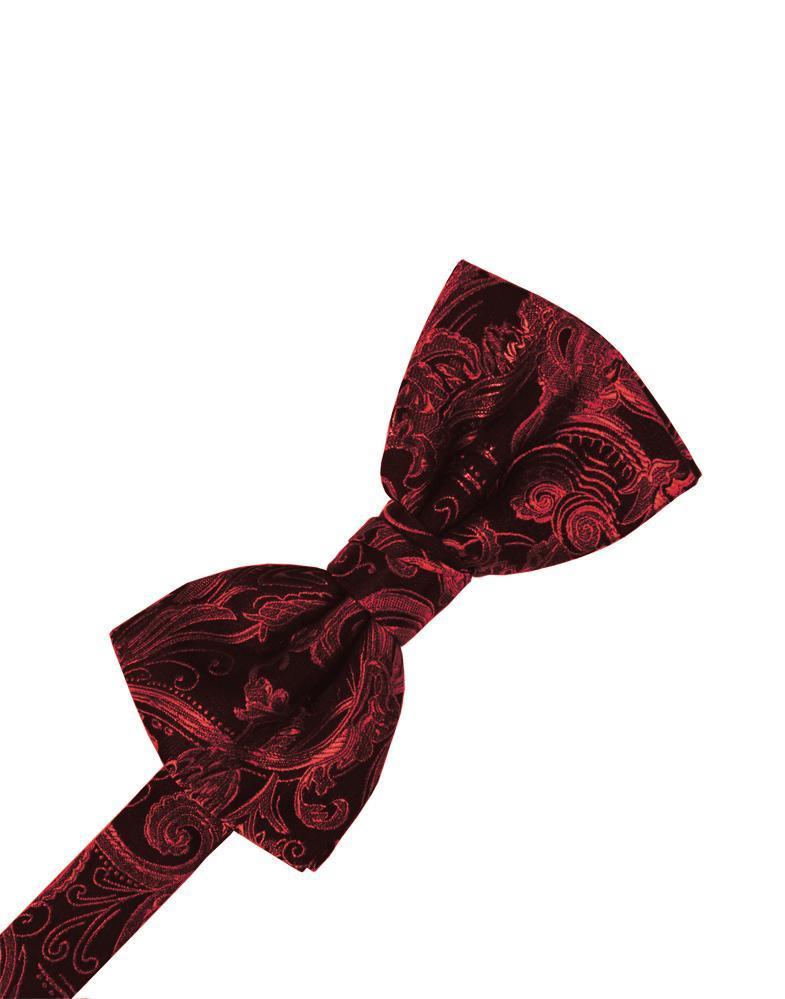 Scarlet Tapestry Bow Tie