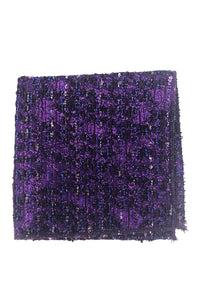 Cardi Purple Laurent Pocket Square