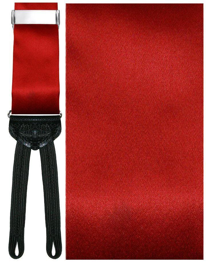 Cardi "Ravenna" Red Suspenders