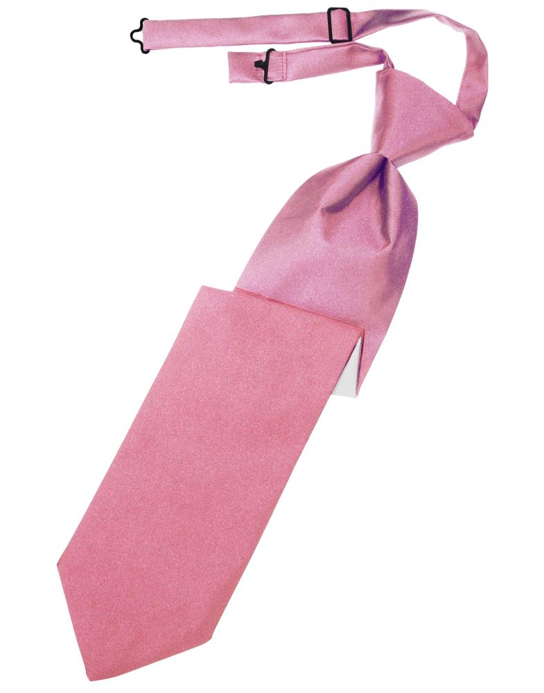 Cardi Rose Petal Luxury Satin Kids Necktie