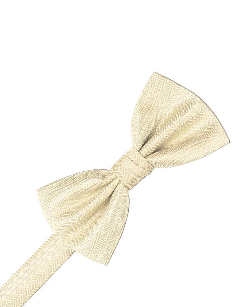 Sand Herringbone Bow Tie – Buy4LessTuxedo.com