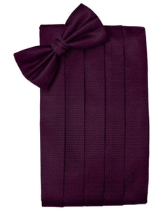 Sangria Herringbone Cummerbund