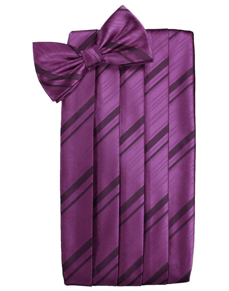 Cardi Sangria Kids Striped Satin Cummerbund