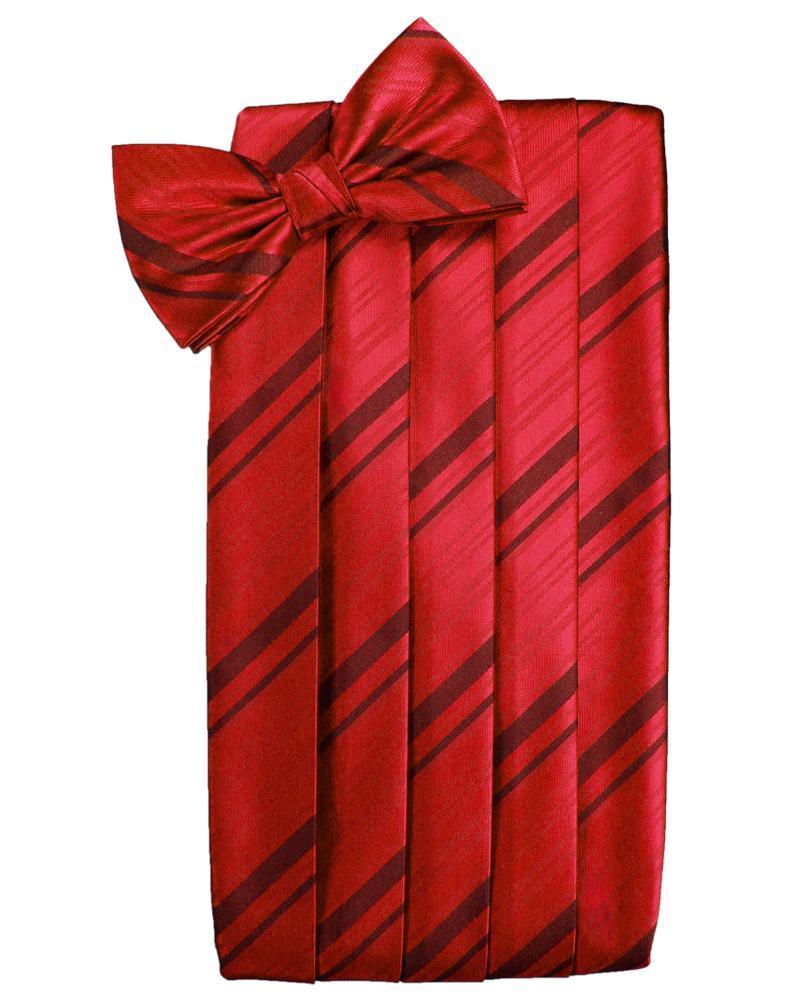 Cardi Scarlet Kids Striped Satin Cummerbund