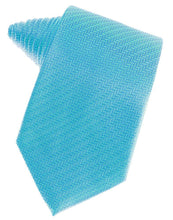Blue Ice Herringbone Necktie