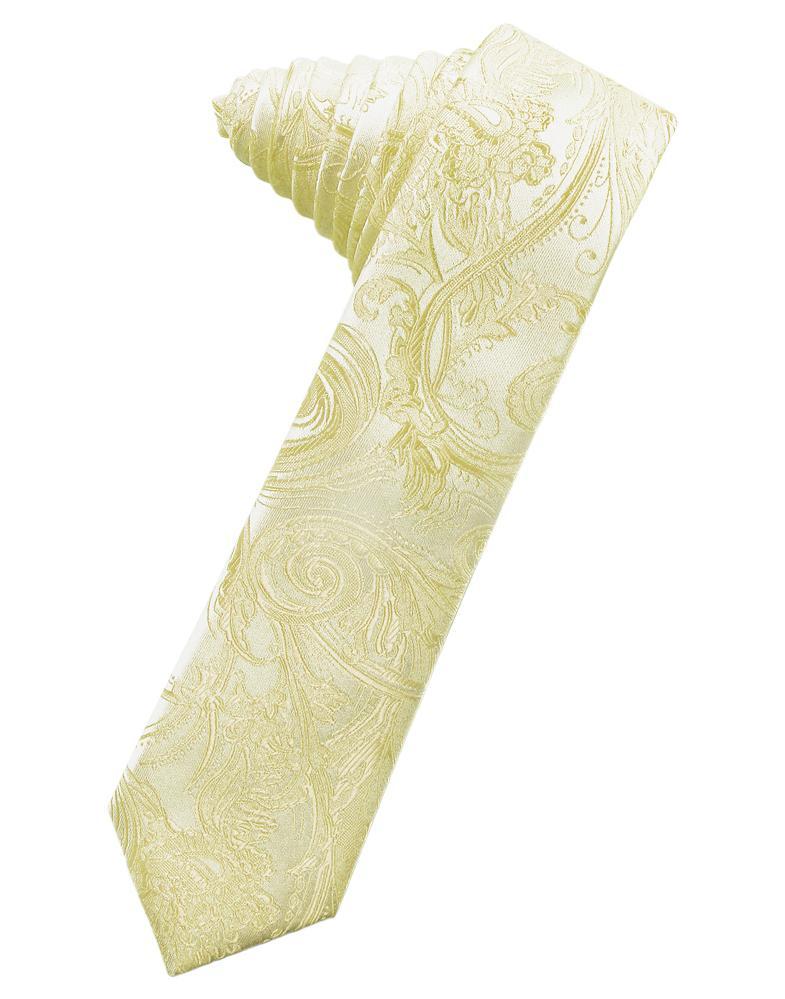 Canary Tapestry Skinny Necktie