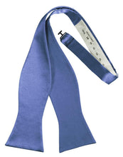 Cardi Self Tie Cornflower Luxury Satin Bow Tie