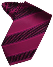 Fuchsia Venetian Stripe Necktie