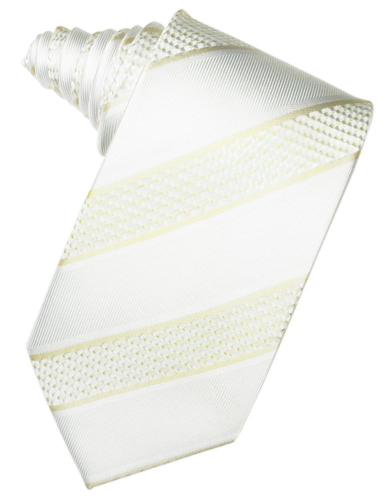 Ivory Venetian Stripe Necktie