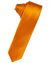 Mandarin Luxury Satin Skinny Necktie