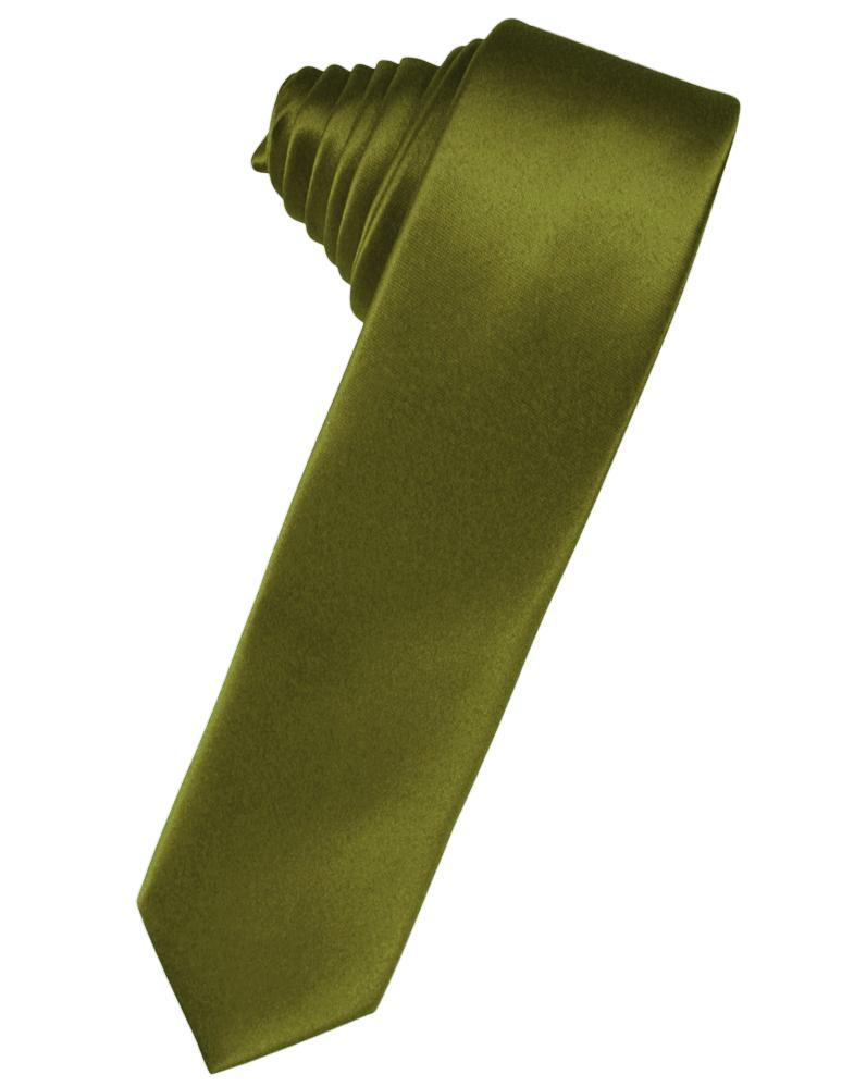 Moss Luxury Satin Skinny Necktie