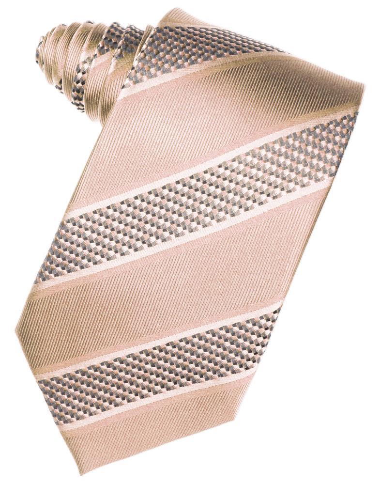 Peach Venetian Stripe Necktie