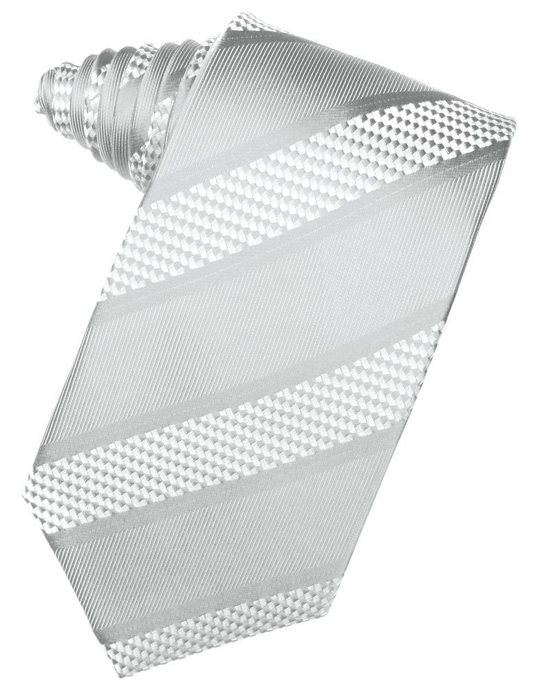 Platinum Venetian Stripe Necktie