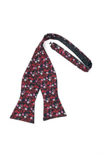 Cardi Self Tie Red Enchantment Bow Tie