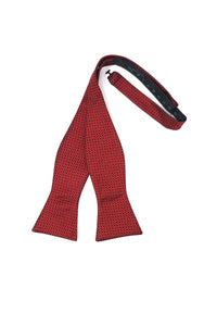 Cardi Self Tie Red Regal Bow Tie