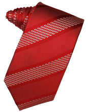 Red Venetian Stripe Necktie