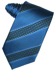 Royal Blue Venetian Stripe Necktie