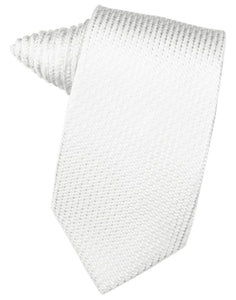 White Venetian Necktie