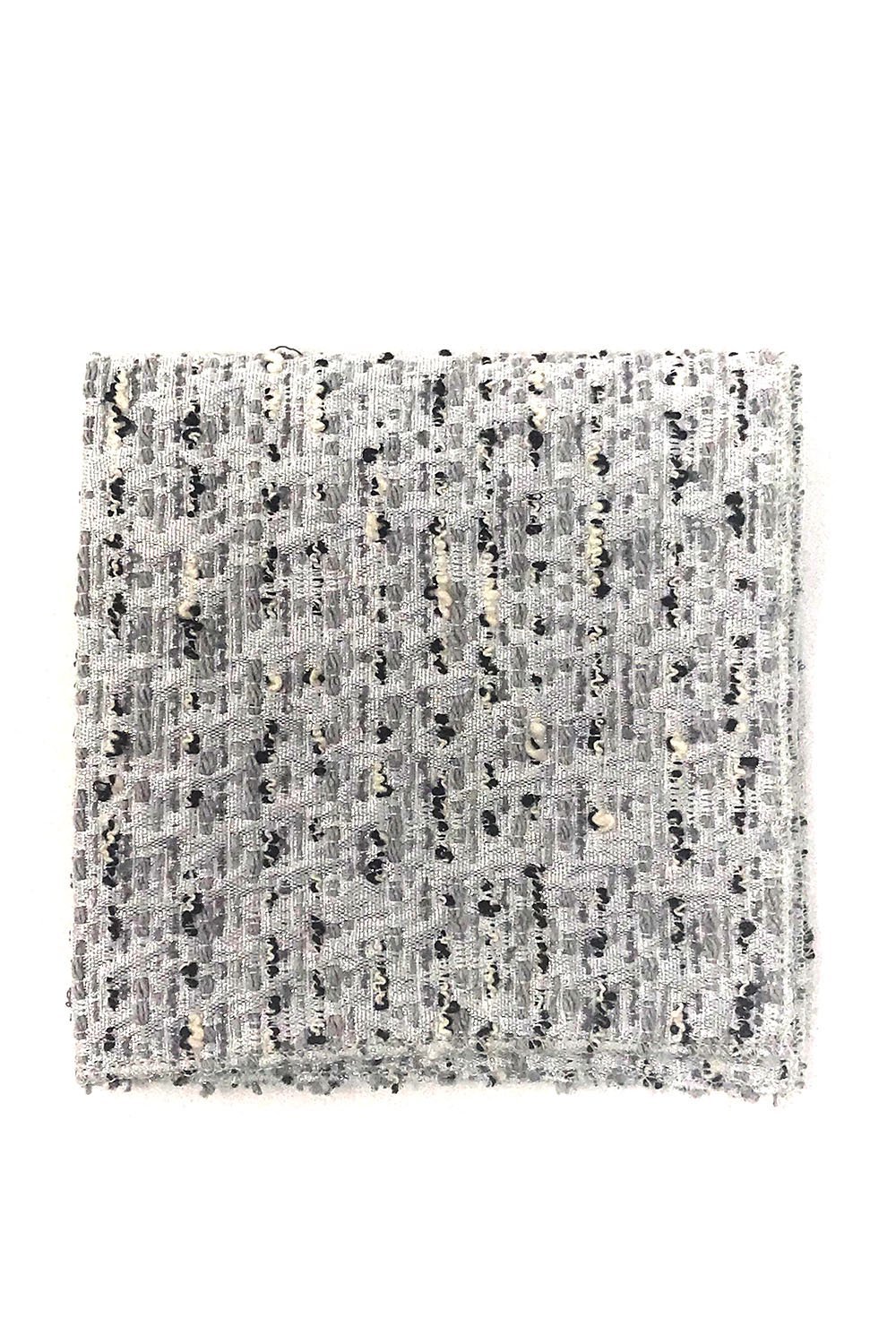 Cardi Silver Laurent Pocket Square