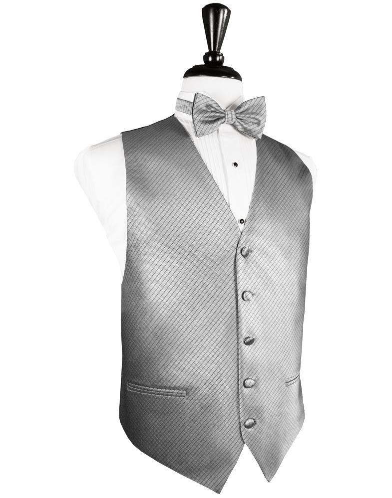 Silver Palermo Tuxedo Vest Silver Palermo Tuxedo Vest