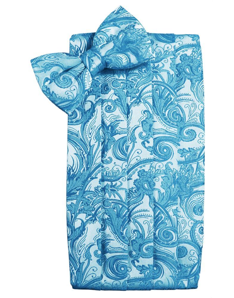 Cardi Turquoise Tapestry Cummerbund